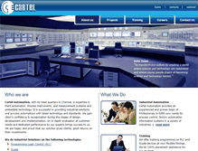 Tablet Screenshot of cartelautomation.com